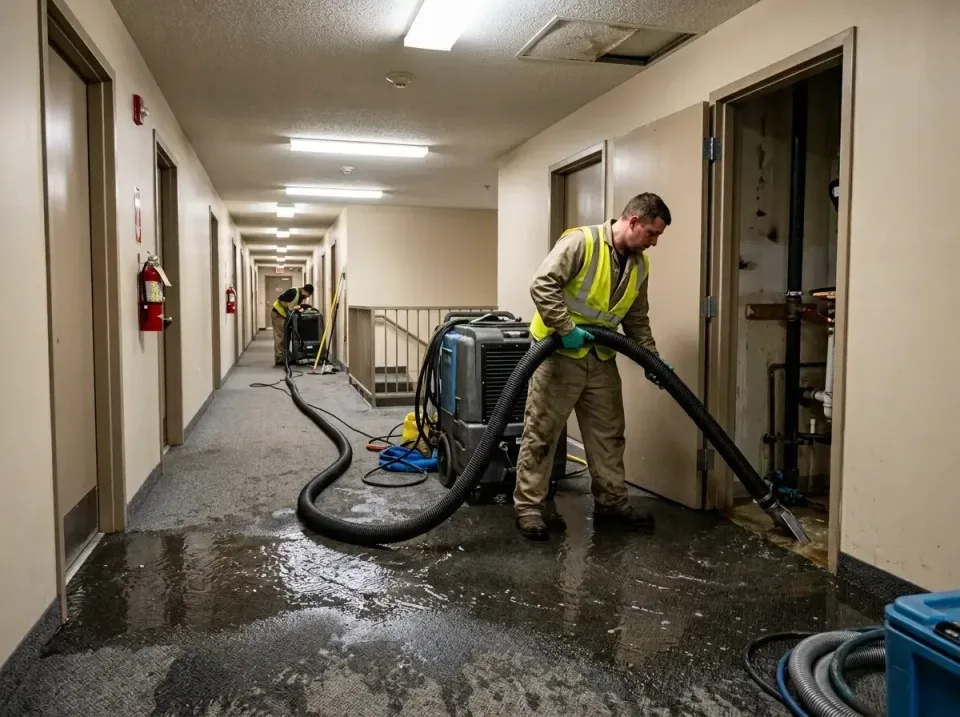 multi-unit-apartment-hallway-f-005 — frequently asked questions, Emergency Burst Pipe Water Extraction & Removal in Kearney,…